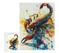 The Attacking Scorpio Wooden Jigsaw Puzzle for Adults, 500 PCS - Gift for Puzzle Lovers - for A Rewarding Weekend Challenge