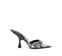 The Attico 100mm bleached-effect pointed-toe sandals - Grey 36-37-39-40
