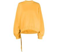 The Attico asymmetric-hem sweatshirt - Orange 44