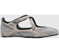 THE ATTICO Ballet Flat Woman color Grey - Size: 37 - female