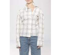 THE ATTICO Cotton Check Shirt - Size: 42 - female