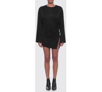 THE ATTICO Draped Viscose Mini Sheath Dress with Side Slit - Size: 38 - female