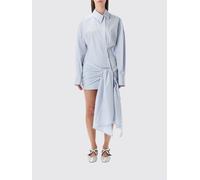 THE ATTICO Dress Woman color Blue - Size: 40 - female