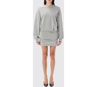 THE ATTICO Dress Woman color Grey - Size: 38 - female