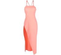 The Attico Fujiko double-strap asymmetric midi dress - Pink 36-38-40-42-44