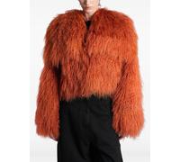 The Attico fur coat - Orange 38
