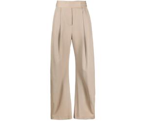 The Attico Gary virgin-wool trousers - Brown 36