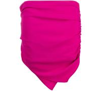 The Attico Hatty ruched asymmetric miniskirt - Pink 38-40-42