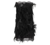 THE ATTICO Lace And Feather Dress 38 IT