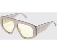 THE ATTICO Milano Flared Aviator Acetate Sunglasses - Size: OS - female