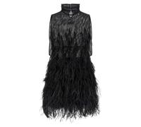 THE ATTICO Ostrich Feather Dress 40 IT