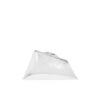 The Attico oversized clutch bag - Silver One Size