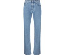 The Attico straight-leg boyfriend jeans - Blue 27-28-29