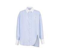 The Attico striped asymmetric shirt - Blue 38-40