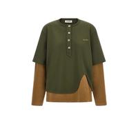 THE ATTICO Trompe L'oeil Sweatshirt 38 IT