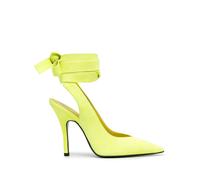 The Attico Venus 110mm tie-ankle pumps - Yellow 36-37.5-40