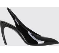 THE ATTICO Viper Patent Leather Slingback Pumps with a Curved High Heel - Size: 40 - female