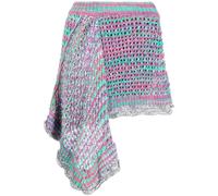The Attico woven asymmetric miniskirt - Pink 36-38-40-42-44