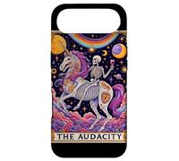 The Audacity Tarot Card Cute Rainbow Skeleton Unicorn Lover Case for iPhone Air