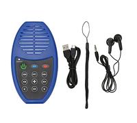 The Audio Bible Player That Speaks, Using Solar Charging, 4G Capacity Portable Electronic, New & Old Testament As Seen on Tv, for Seniors(Spanish Blue)