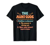 The Aunt Code Bedtime is Whenever The Answer is Always Yes T-Shirt