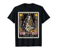 The Aussie Mama Australian Shepherd Dog Mom Tarot Card T-Shirt