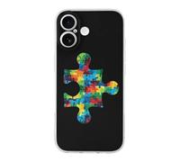 The Autism PuzzlePiece Funny Case Compatible with iPhone 17 17 Air 17 Pro 17 Pro Max Protective Phone Cover