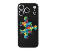 The Autism PuzzlePiece Funny Case Compatible with iPhone 17 17 Air 17 Pro 17 Pro Max Protective Phone Cover