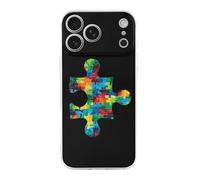 The Autism PuzzlePiece Funny Case Compatible with iPhone 17 17 Air 17 Pro 17 Pro Max Protective Phone Cover
