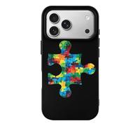 The Autism PuzzlePiece Funny Case Compatible with iPhone 17 17 Air 17 Pro 17 Pro Max Protective Phone Cover