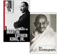 The Autobiography of Martin Luther King Jr By Martin Luther King Jr & An Autobiography The Story of My Experiments with Truth By Mahatma Gandhi 2 Books Collection Set
