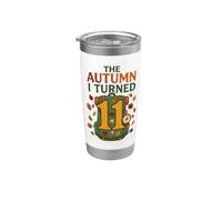 The Autumn I Turned 11 Backpack Compass 11th Birthday Stainless Steel Insulated Tumbler