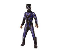 Rubies Official Avengers Black Panther Battle Suit Deluxe Child Costume, 8-10