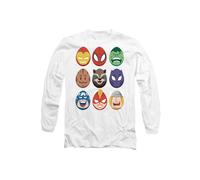 The Avengers Eggs Long Sleeve T-Shirt, White Marvel White XL