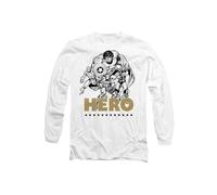 The Avengers Father's Day Hero Group Long Sleeve T-Shirt, White Marvel White M