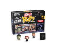 Funko Bitty POP! 4 Pack: Marvel - Hulk, Black Widow, Hawkeye + Mystery | Official Superheroes Merch - Tiny 0.9 inch Figures with Display Shelf - Cake Topper, Party Bag and Stocking Filler Gift