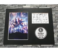 - The Avengers Limited Edition Signed Autograph Display - Mounted and Ready to be Framed - Marvel - Endgame - Iron Man - Thor - Hulk - Thanos - V1 Art