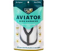 The AVIATOR Pet Bird Harness and Leash: Medium Black