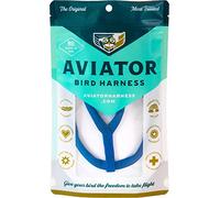 The AVIATOR Pet Bird Harness and Leash: Small Blue