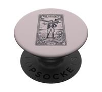 The Aviatrix Tarot Card, Vintage Female Pilot Aviation gift PopSockets Adhesive PopGrip
