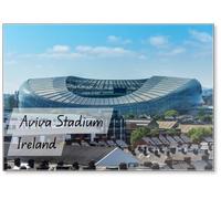 The Aviva Stadium, Sports Stadium Located at Lansdowne Road, Dublin Ireland, Fridge Magnet