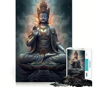 The Awakening Of Buddha Puzzles for Adults 1000 Pieces Brain Challenge Toy Calm Mind Clear Cut Art Collection Piece (38x52cm)