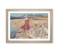 The Awakening of Ulysses by Maurice Denis Framed Print | A2 Oak Framed Wall Art | Ready to Hang | Modern Nature Picture | Living Room Bedroom Lounge Office