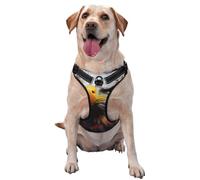 The awe inspiring eagle reflective Oxford unobstructed pet vest, easy to control handle, suitable for small, medium and large dogs