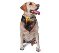 The awe inspiring eagle Stylish Pet Scarf for Dogs | The Awe Inspiring Eagle Adjustable Soft Pet Scarf With Snap Button; Prevents Messes, Easy To Clean.