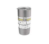 The Awesome Academic Advisor Stainless Steel Insulated Tumbler