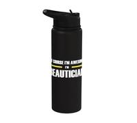 The Awesome Beautician Stainless Steel Insulated Water Bottle