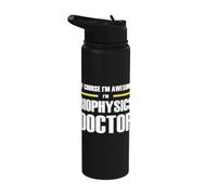 The Awesome Biophysics Doctor Stainless Steel Insulated Water Bottle