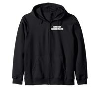 The Awesome Cemetery Administrator Zip Hoodie