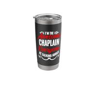 The Awesome Chaplain Religious Clergy God Jesus Chaplain Stainless Steel Insulated Tumbler